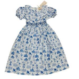 NWT Smockingbird Size 5 Nutcracker Toile Jenny Dress